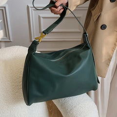 Women Pu Leather Shoulder Bags Large Capacity Messenger Bag