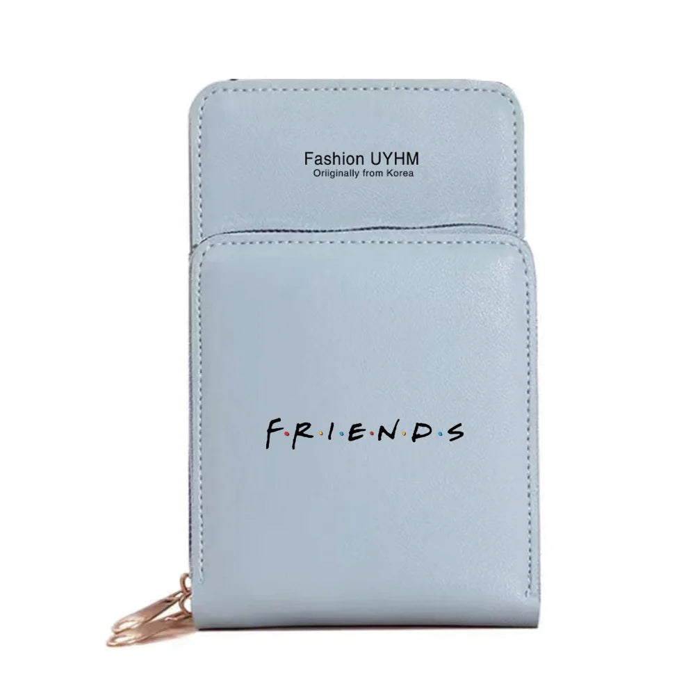 Women Pu Leather Wallet Card pack Mobile Phone Bags Crossbody Shoulder Bag