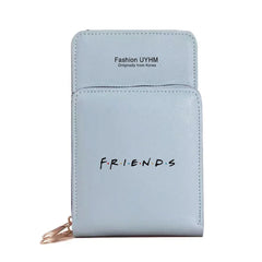 Women Pu Leather Wallet Card pack Mobile Phone Bags Crossbody Shoulder Bag