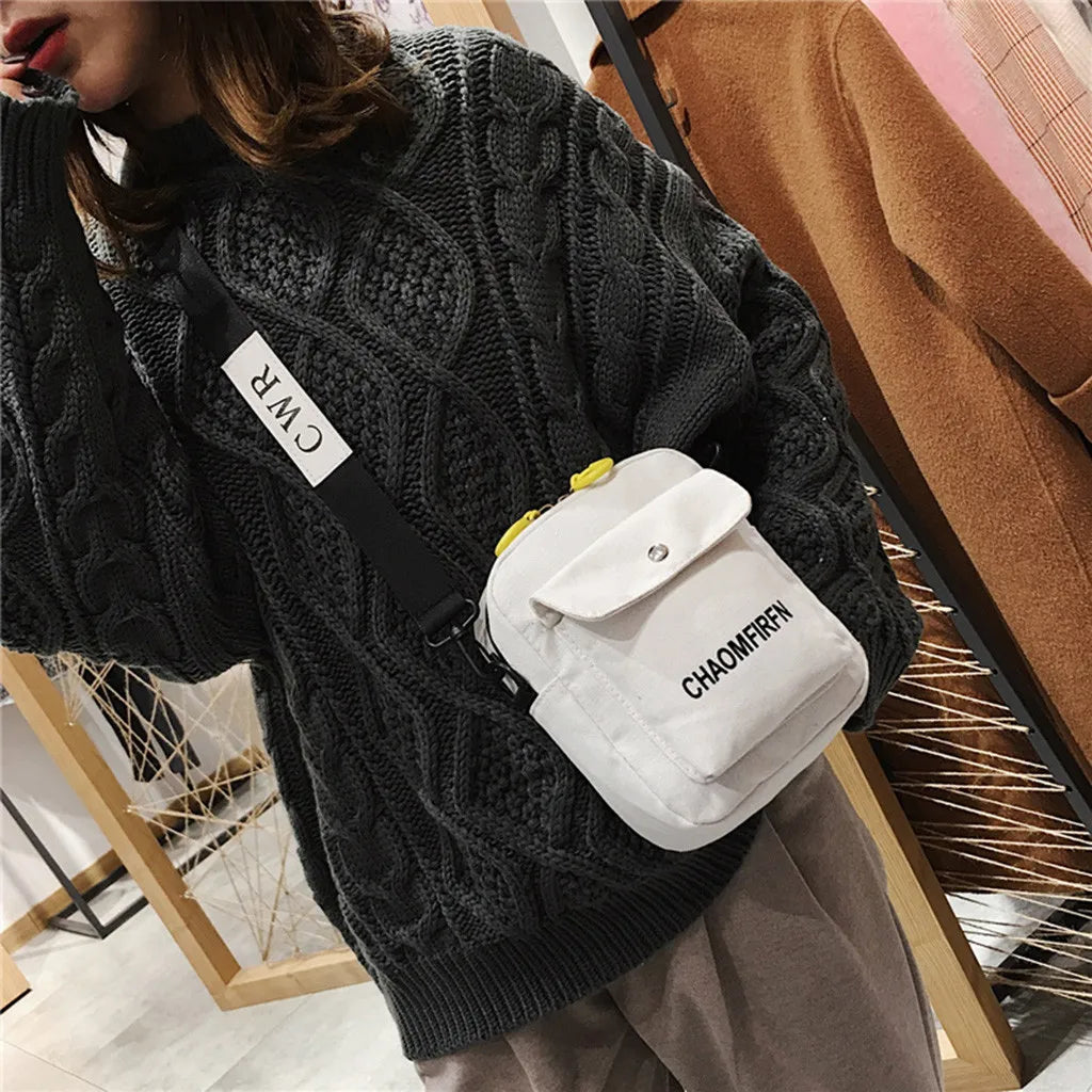 Women Casual Tote Handbag Canvas Shoulder Bag Lightweight Waterproof