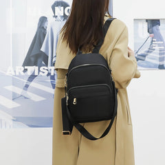 Women Pure Backpack Shoulder Bags Lady Large Capacity Nylon Crossbody Bag