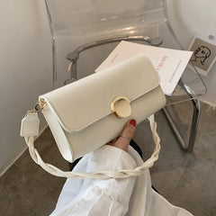 Women Shoulder Bags Buckle PU Leather Handbags For Women Spring Sac Femme