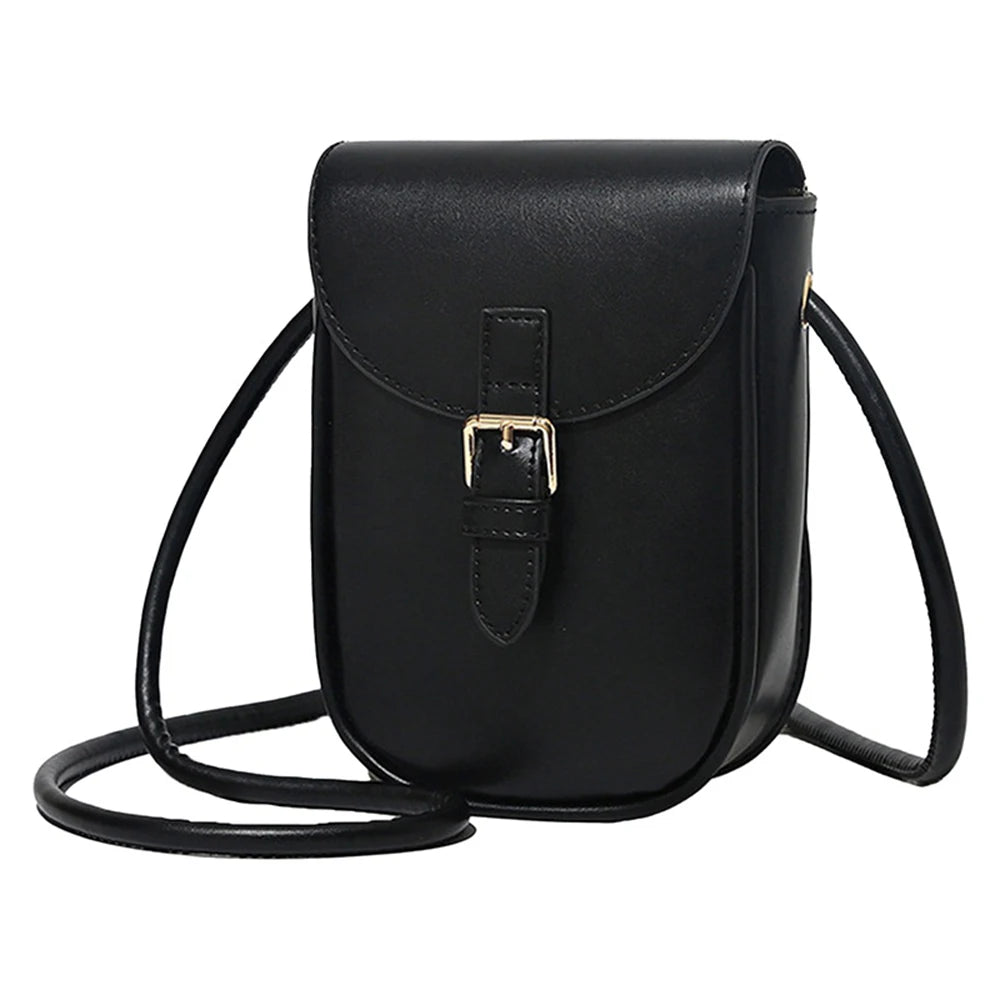 Leather Ladies Bags Mini Shoulder Phone Bag Crossbody Mobile Phone Bag