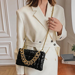 Fashionable Women Purses Chains Satchels Leather Hand Bags