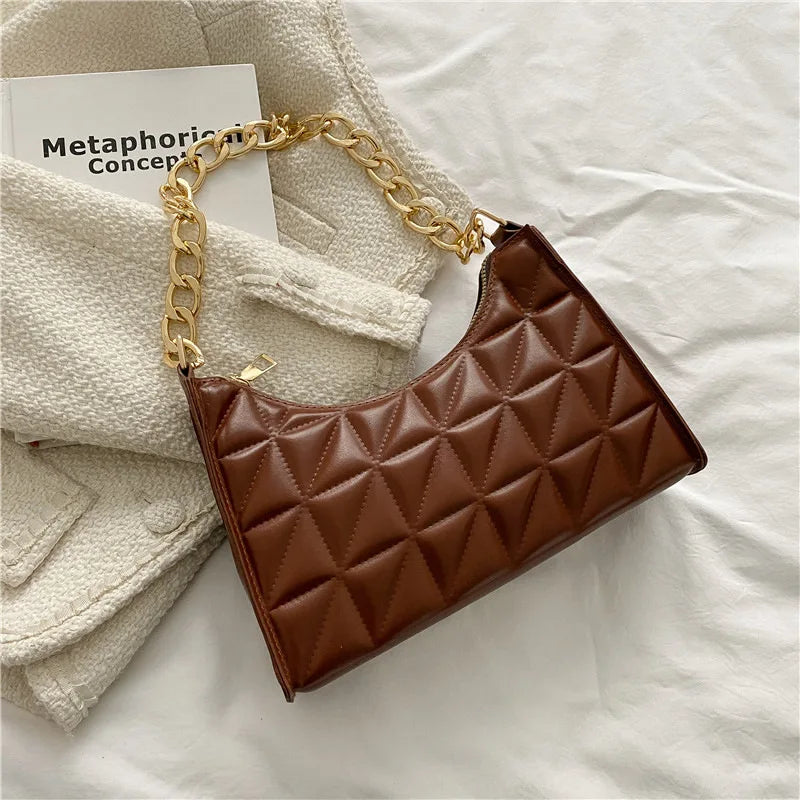 Chain Shoulder Bags for Women Handbag Female Texture Underarm Bags