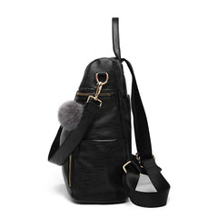 Women Leather Backpacks for Girls Vintage Backpack School Bags