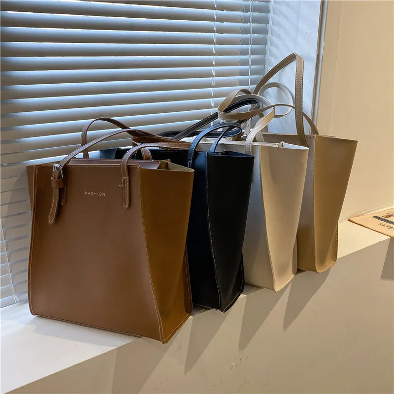 Retro Large Capacity Women's Handbags Shoulder Bags Casual Tote Bags
