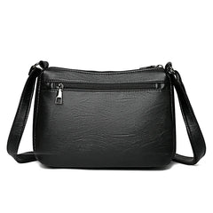 Women Retro Leather Shoulder Bags For Ladies Crossbody Bags
