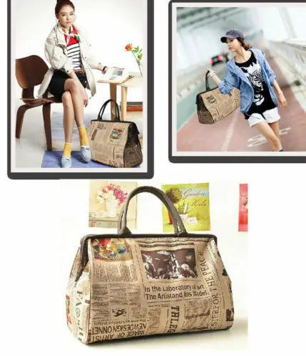 Women Retro Handbag Shoulder Bags Tote Purse Leather Women Messenger Hobo Bag