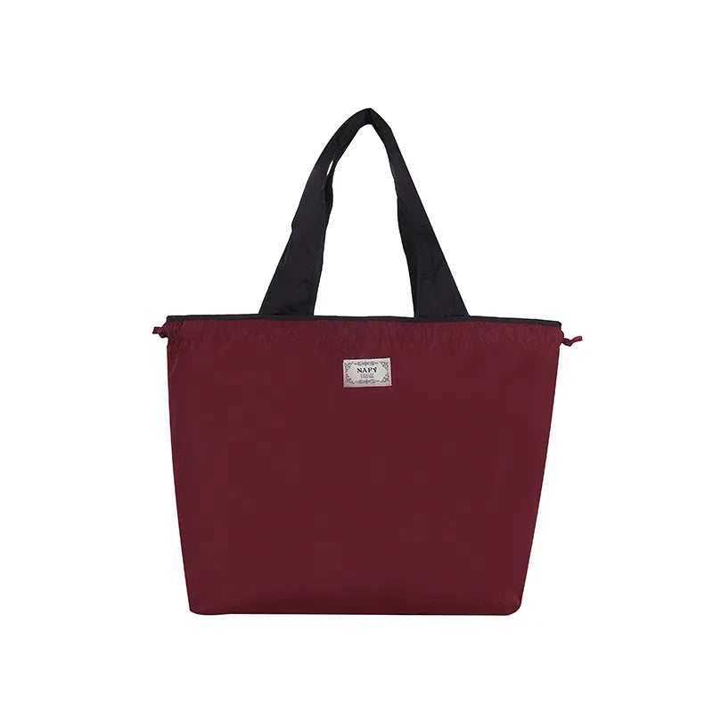 Reusable Grocery Bags Foldable Shopping Bag with Drawstring