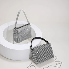 Rhinestone Shoulder Bag Diamond Clutch Purse Chain Crossbody Bag