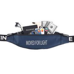 Women Running Belt Waist Bag Sport Fanny Pack with Reflective Print