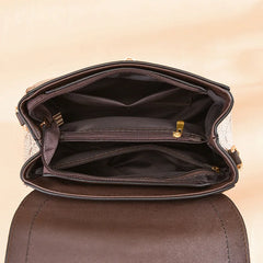 Retro Small Square Bag Middle-Aged Shoulder Messenger Bag