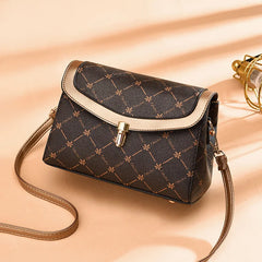 Retro Small Square Bag Middle-Aged Shoulder Messenger Bag