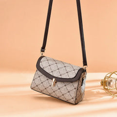 Retro Small Square Bag Middle-Aged Shoulder Messenger Bag
