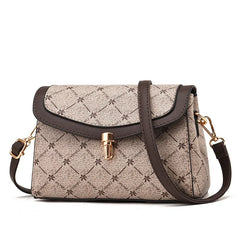 Retro Small Square Bag Middle-Aged Shoulder Messenger Bag