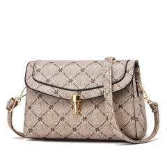 Retro Small Square Bag Middle-Aged Shoulder Messenger Bag