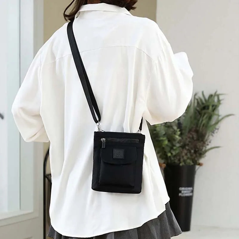 Women'S Two Usage Bag Lightweight Messenger Phone Shoulder Bag