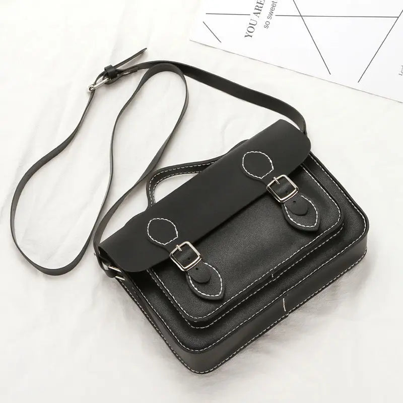 Hand-Sewn PU Leather Satchel Material Pack