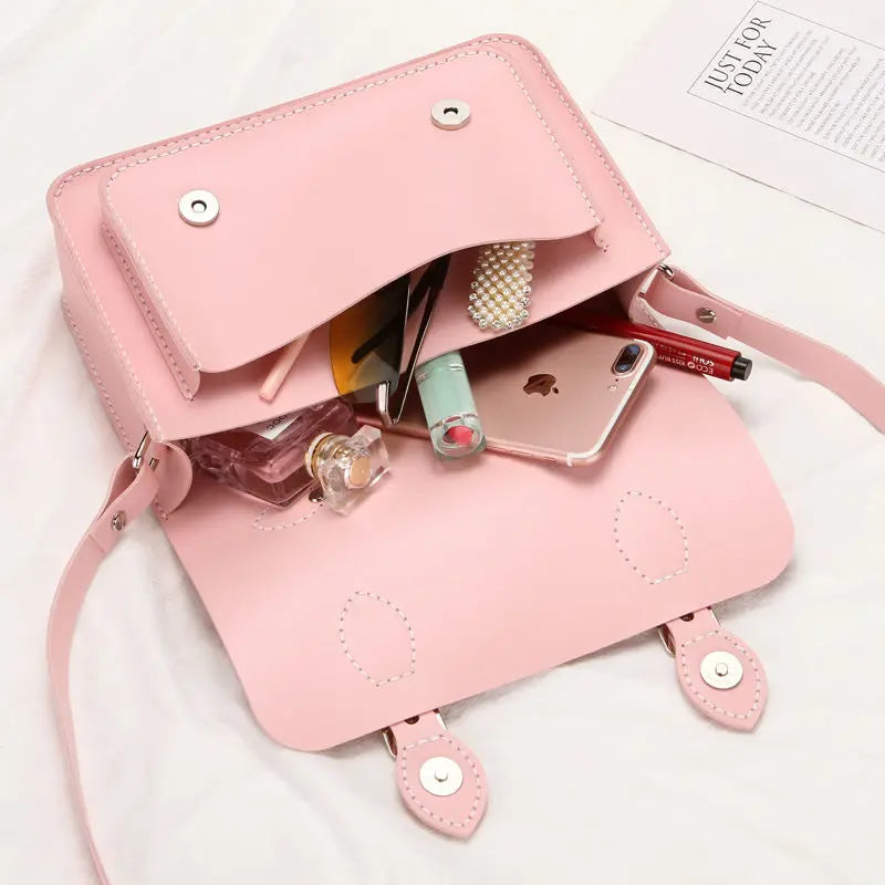 Hand-Sewn PU Leather Satchel Material Pack