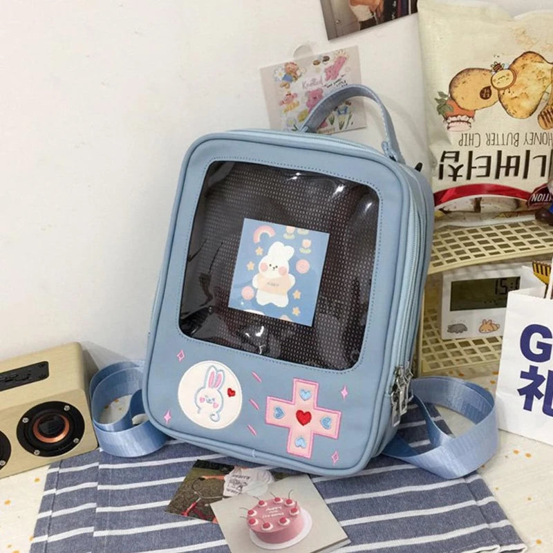 Women School Backpack Game Console Convertible