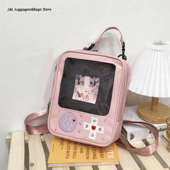 Women School Backpack Game Console Convertible Ladies Cartoon Casual Daypack
