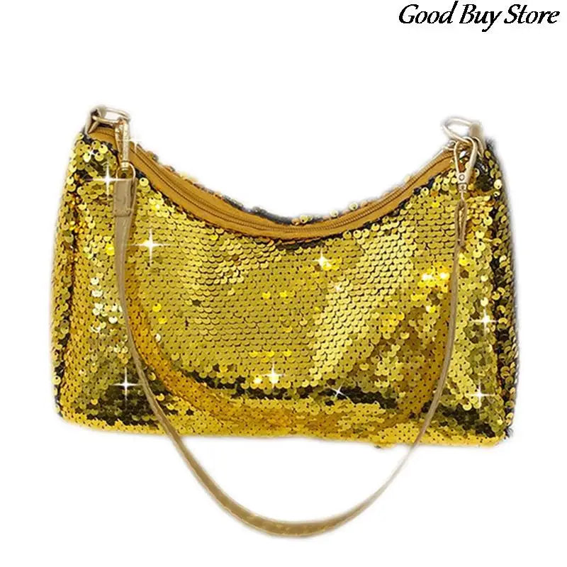 Sequins Handbags Wedding Party Club Shoulder Purse Glitter Clutches