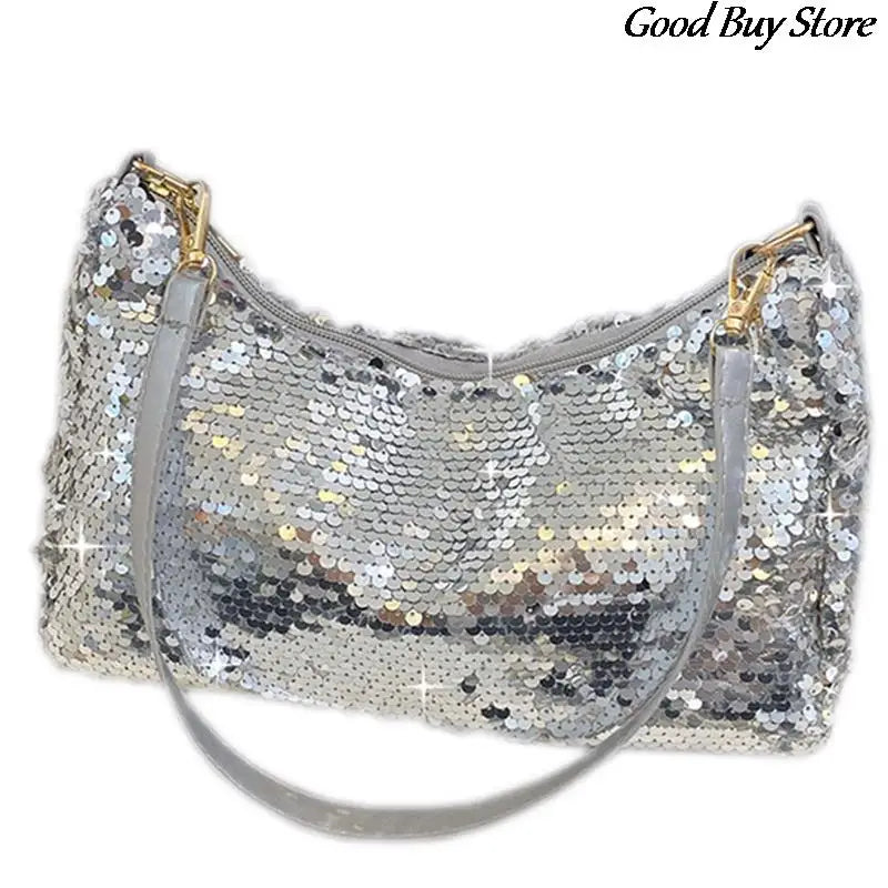 Sequins Handbags Wedding Party Club Shoulder Purse Glitter Clutches