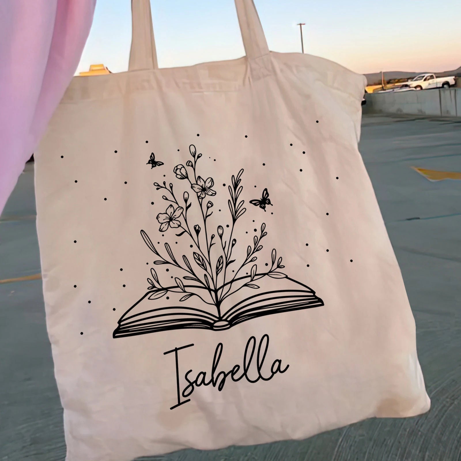 Women Canvas Shopper Bag Tote Shoulder Lady Bag