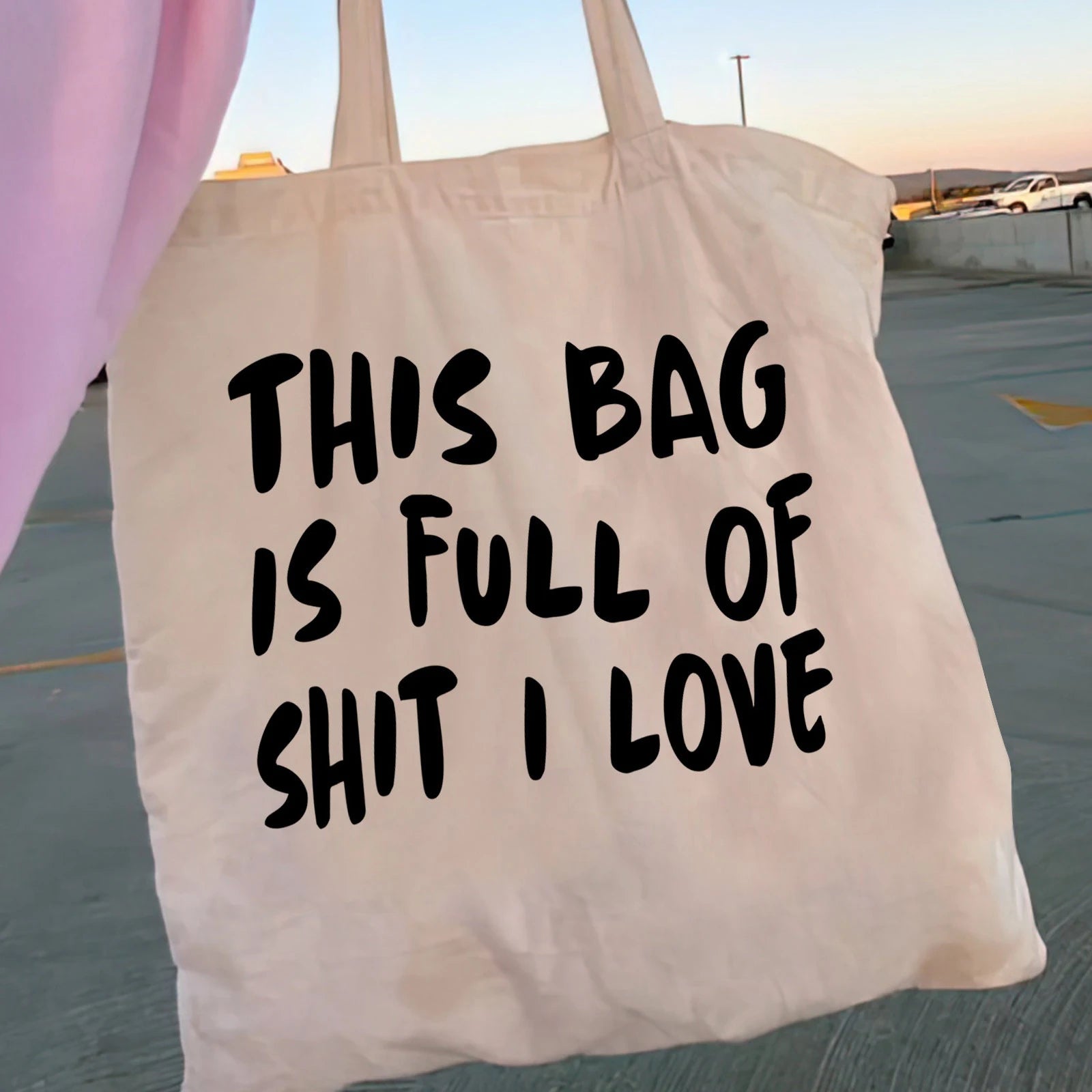 Women Shopper Mushroom Canvas Bag Tote Shoulder Lady Handbag