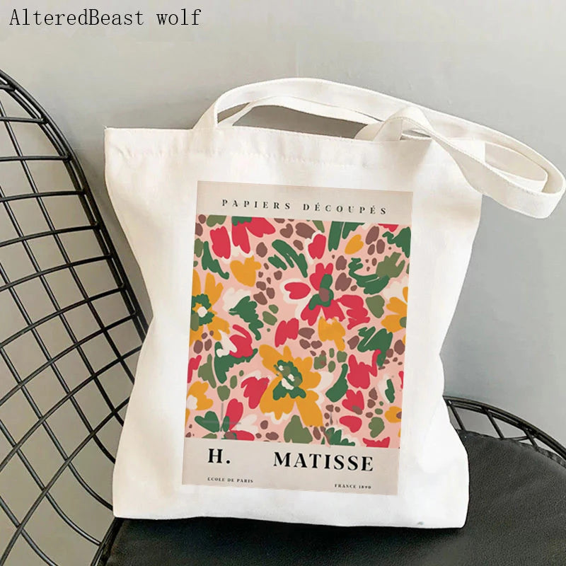 Henri Matisse Full Flower Bag Harajuku Canvas Shopper