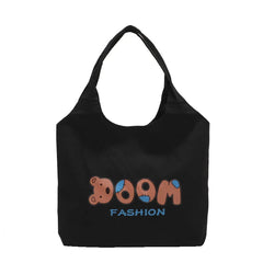 Women Bear Canvas Tote Bag Large Capacity Handbag