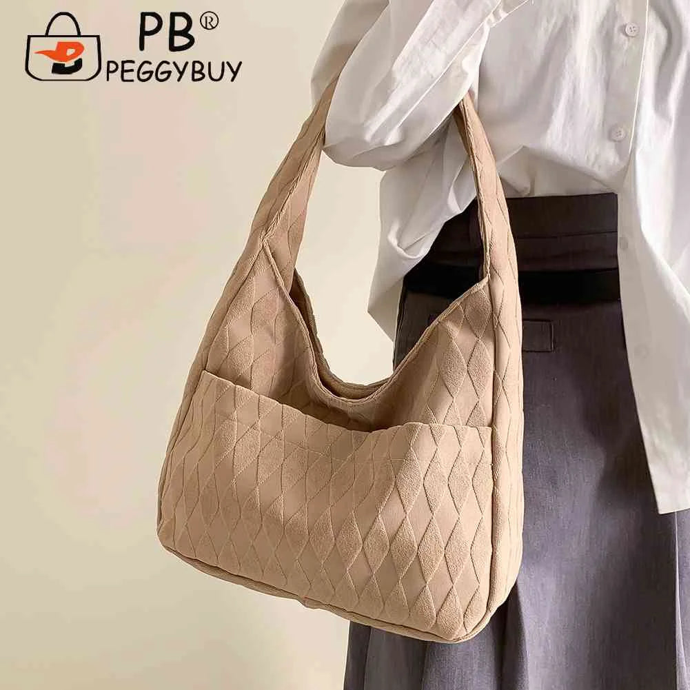 Women Casual Top-handle Bag Soft Cloth Large Capacity Travel