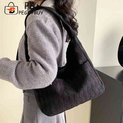 Women Casual Top-handle Bag Soft Cloth Large Capacity Travel
