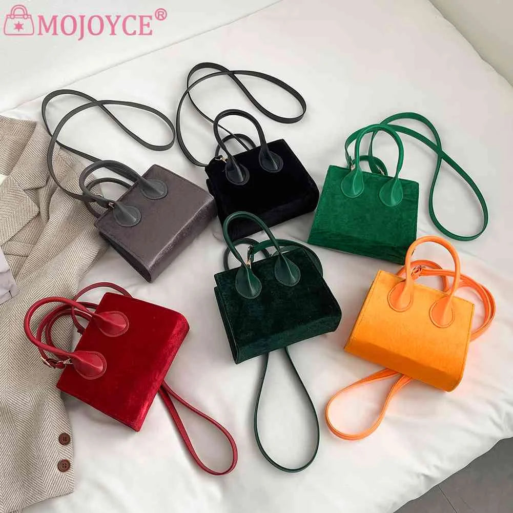 Women Zipper Satchel Bags Solid Flocking PU Leather for Daily Travel