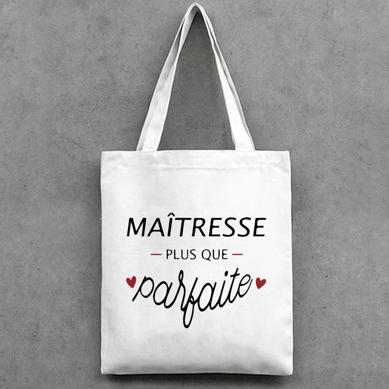 Harajuku Eco Reusable Thank You Mistress Print Shoulder Bag