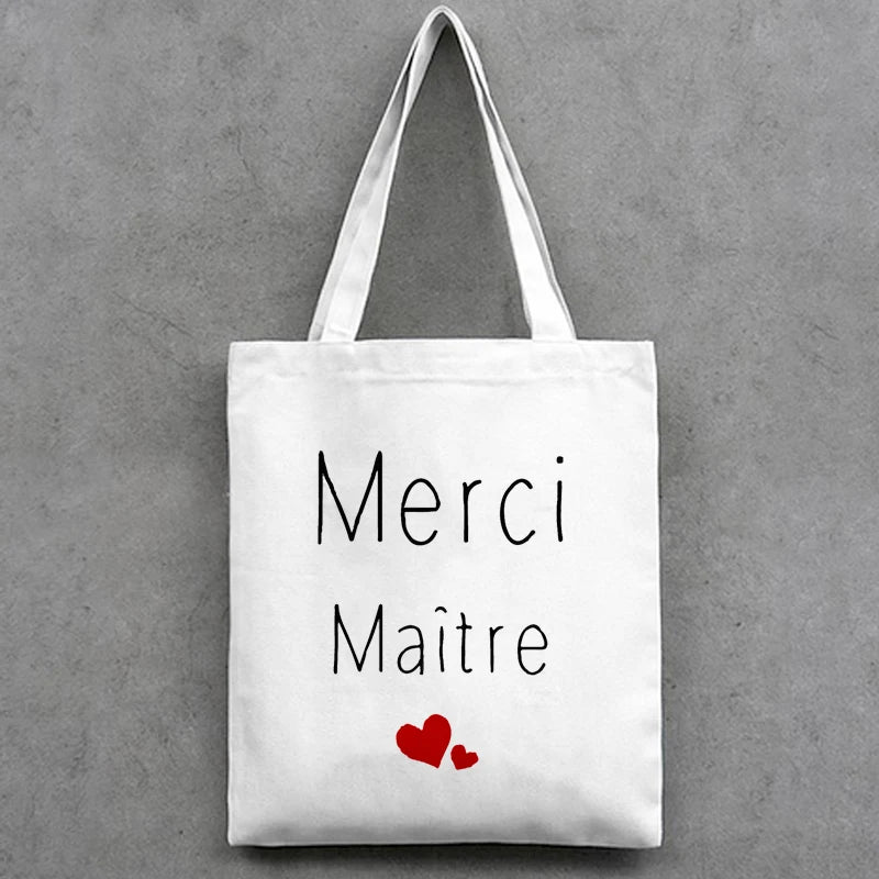 Harajuku Eco Reusable Thank You Mistress Print Shoulder Bag