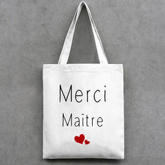 Harajuku Eco Reusable Thank You Mistress Print Shoulder Bag