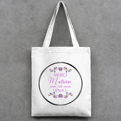 Harajuku Eco Reusable Thank You Mistress Print Shoulder Bag