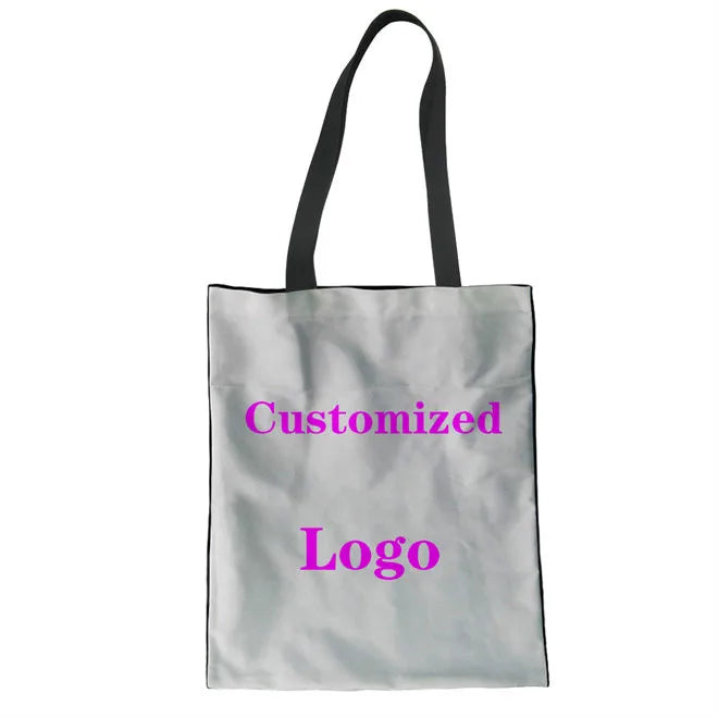 Sloth Print Canvas Shoulder Tote Bag for Women