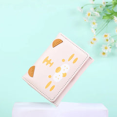 Women Tiger and Pig Small Wallet Three-fold Coin Purse