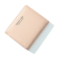 Women Short Wallet Pu Leather Female Mini Purses Ultra Thin Card Holder Wallet
