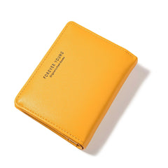 Women Short Wallet Pu Leather Female Mini Purses Ultra Thin Card Holder Wallet
