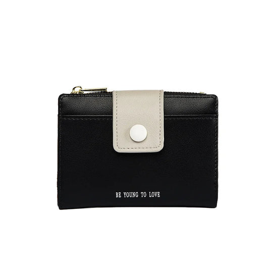 Women Short Wallet Small Leather Purse Ladies Card Bag