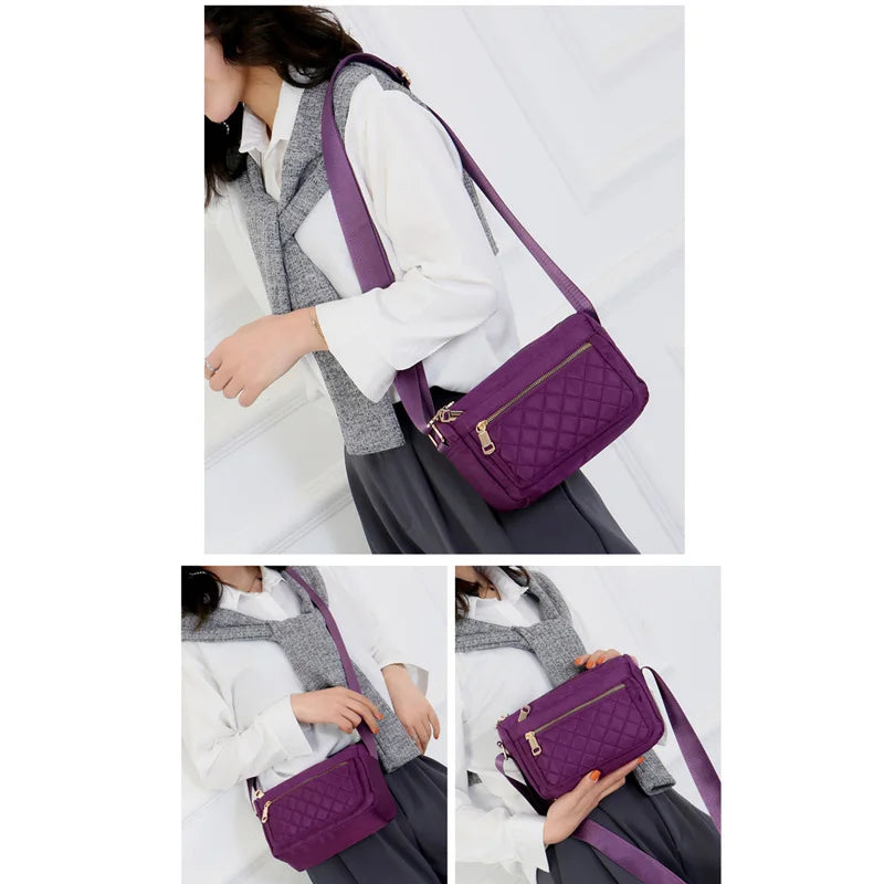 Women Shoulder Bag Small Summer Beach Nylon Purse Sac A Main Feminina