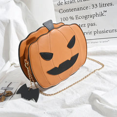 Easter Pumpkin Lamp Shoulder Bag Leather Handbags