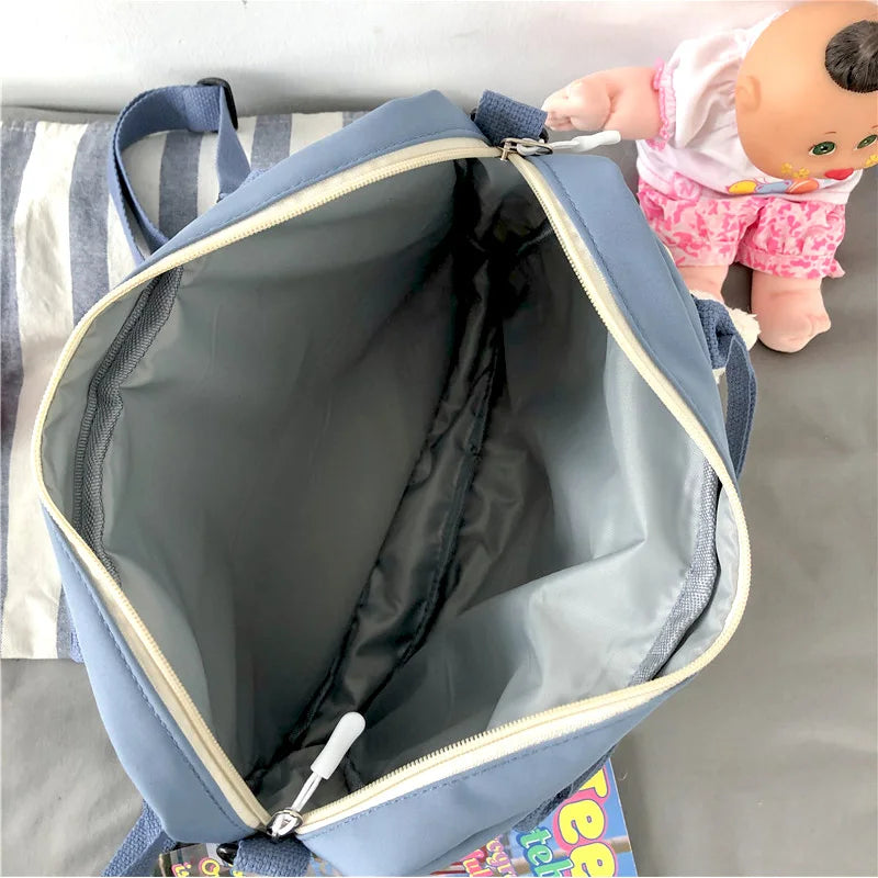 Women Shoulder Bag Nylon Tote Bag Girl Shopper Crossbody Bags