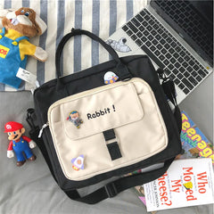 Women Shoulder Bag Nylon Tote Bag Girl Shopper Crossbody Bags