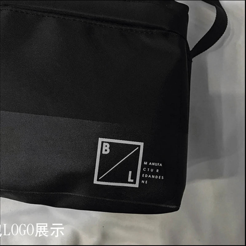 Nylon Handbag for Women Solid Letter Print Crossbody Bag
