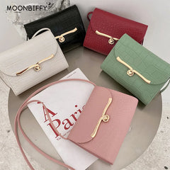 Women Shoulder Bag Messenger Bag Handbag Candy Lock Buckle